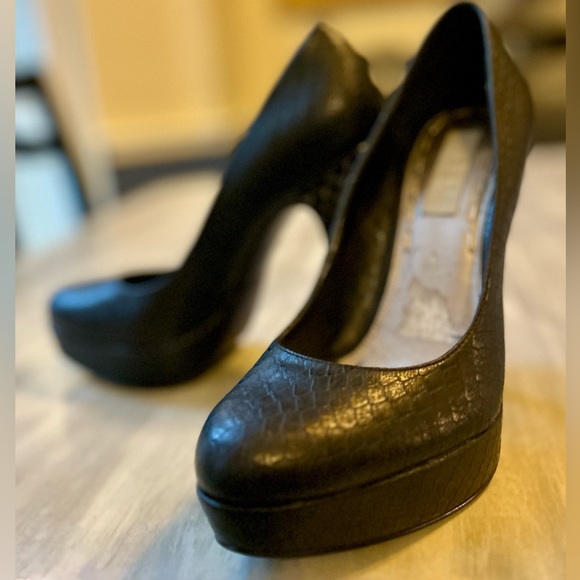 Label Rachel Roy Studded Heels Black Stiletto Size 7 - Picture 4 of 16